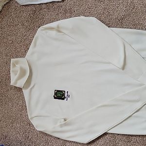 Embroidered Karl Jacobs white enchantment turtle neck sweater size small